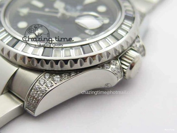 MiroTime 0405 GMT-Master II 116759 SS Bp-Maker Black Ruby Crystal Black Dial On SS Bracelet A UrbanChic 3767